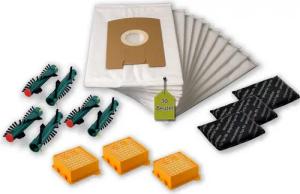 eVendix Staubsaugerbeutel passend für Vorwerk Tiger VT 260, passend für Vorwerk, 1 St., Vorwerk Kobold / Tiger VT 260, 265, 270, 300