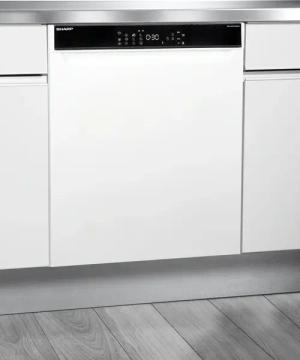 Sharp Unterbaugeschirrspüler "QW-NA3YU42AW-DE", 14 Maßgedecke