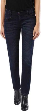 Diesel Straight-Jeans Diesel Belthy 0677J Damen Jeans Hose Slim Straight