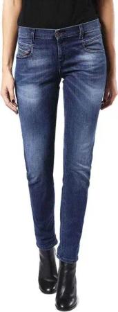 Diesel Straight-Jeans Diesel Belthy 0679I Damen Jeans Hose Slim Straight