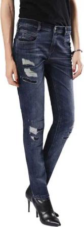Diesel Straight-Jeans Diesel Belthy 0854T Damen Jeans Hose Slim Straight