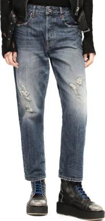Diesel Straight-Jeans Diesel Aryel 084XD Damen Jeans Hose Straight