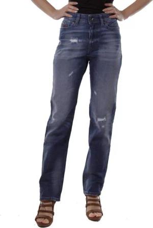 Diesel Straight-Jeans Diesel Reen 0860F Damen Jeans Regular Straight