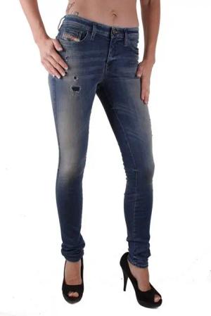 Diesel Skinny-fit-Jeans Diesel Skinzee 0829Y Damen Jeans Hose Skinny