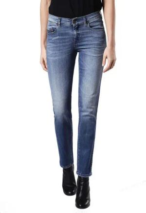 Diesel Straight-Jeans Diesel Sandy 0681U Damen Jeans Slim Straight