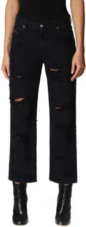 Diesel Straight-Jeans Diesel Niclah-E 084NZ Damen Jeans Regular Straight