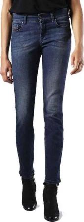 Diesel Straight-Jeans Diesel Sandy 0854E Stretch Damen Jeans Slim Straight