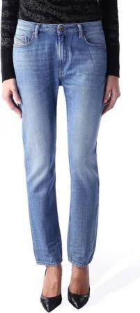 Diesel Straight-Jeans Diesel Rizzo 0847R Damen Jeans Hose Slim Straight