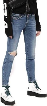 Diesel Skinny-fit-Jeans Diesel Gracey 069AI Damen Jeans Hose Slim Skinny
