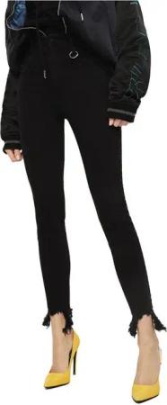 Diesel Straight-Jeans Diesel Slandy-High 085AV Damen Jeans Slim Straight