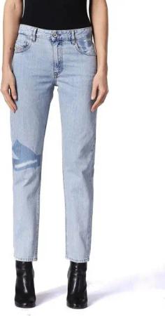 Diesel Straight-Jeans Diesel Damen Neekhol 084SX Jeans Hose Regular Straight