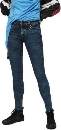 Diesel Straight-Jeans Diesel Slandy 069DC Damen Jeans Slim Straight