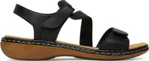 Rieker Sandalen 659C7-00 Schwarz