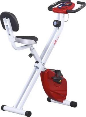 HOMCOM Fahrradtrainer rot Stahl H/L: ca. 109x97 cm