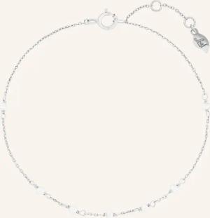 Leaf Armband WHITE PEARLS aus 14 Karat Weißgold