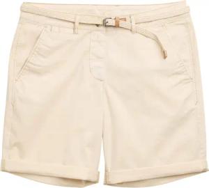 TOM TAILOR Damen Chino Bermuda Shorts mit Gürtel, braun, Uni, Gr. 36