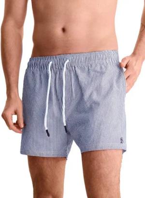Lisca Boxer-Badehose Herren Bade Boxershorts Men Swimwear (Stück, 1-St) gerader Beinausschnitt