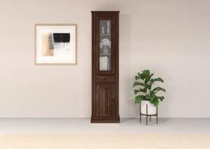 Home affaire Vitrine "Liotta", eine Glastür und einer Holztür und einer Schublade