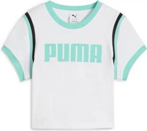 PUMA T-Shirt FUTURE.PUMA.ARCHIVE Kurzes figurbetontes T-Shirt Damen