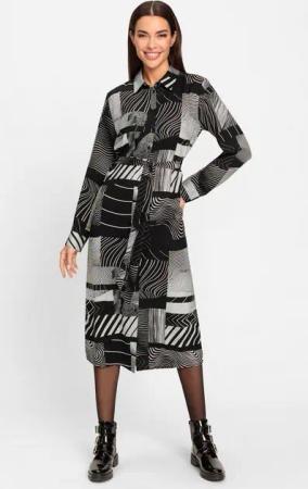 heine Etuikleid Druckkleid