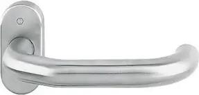 HOPPE FH-Drücker-Halbgarnitur Paris FS-E138GF/55,ov.,VK9 Edelstahl matt
