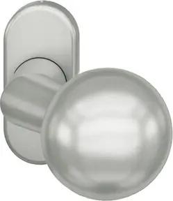 FSB PT-Türknopf, feststehend, 07 0846, a.Ros.oval, Alu F1
