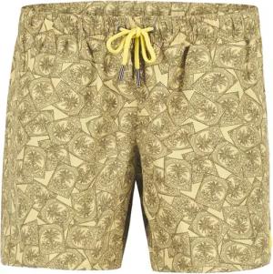 COLMAR Herren Badeshorts gelb Gemustert