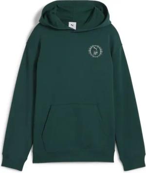 Puma Kapuzenpullover - PUMA X HARRY POTTER Relaxed Gr - 128 bis 176 - für Mädchen & Jungen - Größe 176 - petrol