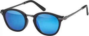 BEZLIT Eyewear Retrosonnenbrille Desginer Sonnenbrille Metallrahmen (1-St) mit schwarzen Linsen