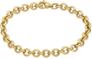 585er Gold Armband Fantasie, 6,5 mm