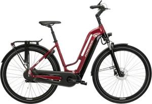 Kross E-Bike Cityrad E-Citybike Damen Sentio 6.0 28" rot, 8 Gang Shimano Nexus Schaltwerk, Nabenschaltung, Mittelmotor, 500 Wh