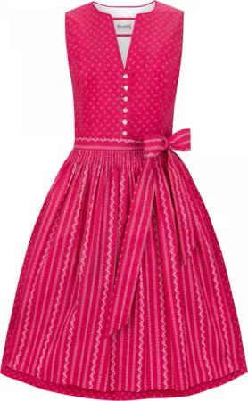 Dirndl Fina (rot, Gr. 44) von Stockerpoint Heimatgwand für Damen, 100% Baumwolle