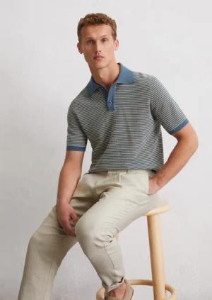 Strick-Poloshirt regular