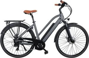 AsVIVA E-Bike Cityrad B15 Elektrofahrrad 28" E-Bike, 250W Bafang-Motor Pedelec, Samsung-Akku, 7 Gang Shimano, Kettenschaltung, Heckmotor, Gepäckträger, Akku mit Verriegelungssystem, Samsung Akku, Anfahrhilfe