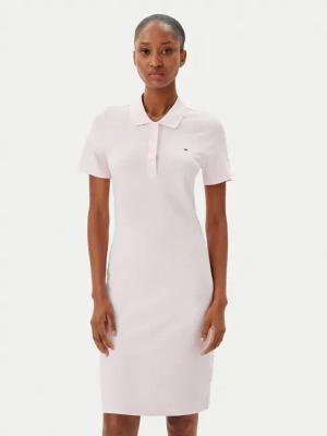Tommy Hilfiger Kleid für den Alltag WW0WW43228 Rosa Slim Fit