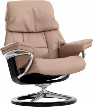 Stressless Relaxsessel "Ruby", mit Signature Base, Größe S, Gestell Eiche, Wenge, Braun & Schwarz
