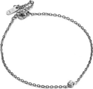 Kim Johanson Fußkette Love (1-tlg), mit Zirkonia