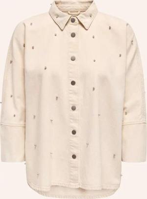 ONLY Jeans-Overjacket mit Schmucksteinen