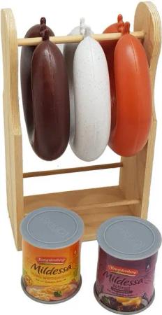 Chr. Tanner GmbH Spielküche Kaufladenzubehör - Wurstständer mit Dosen