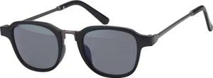 BEZLIT Eyewear Retrosonnenbrille Zeitlos Moderne Sonnenbrille mit Metallrahmen (1-St) mit schwarzen Linsen