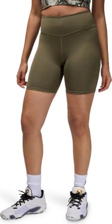 Jordan Sport Damen Kurze Hosen - Olivgrün - Größe: S - Baumwoll-Jersey - Foot Locker