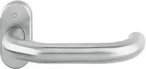 HOPPE PT-Drücker-Halbgarnitur Paris E138GF/55 ov.,VK10 Edelstahl matt
