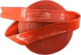 Feuerschutzschlauch Silikon/Fiberglas, rot, 20 x 24,60mm