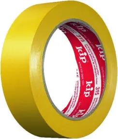 Kip 315 PVC-Schutzband–glatt gelb 30mmx33m