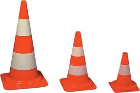 WEMAS Verkehrsleitkegel PVC orange 500 mm