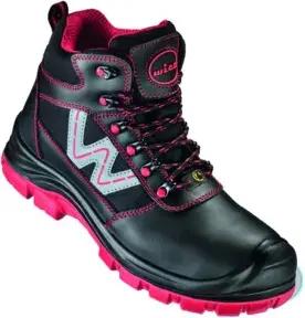 WICA Schnüstiefel CANELLI Schwarz/rot, S3 SR ESD Gr. 37