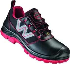 WICA Halbschuh BELLUNO Schwarz/rot, S3 SR ESD Gr. 45