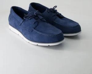 Timberland Schuhe - Grafton Bay Veloursleder (Blau, Gr. 43)