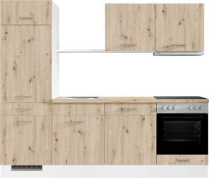 IMPULS KÜCHEN Küche ""Porto", Ausrichtung wählbar, Schubkästen mit Soft-Close,", vormontiert, wahlweise mit E-Geräten, mit Vollauszug, Breite 240 cm