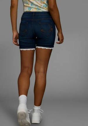 KangaROOS Jeansshorts mit Spitze